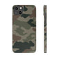 Dark Camouflage Snap Case