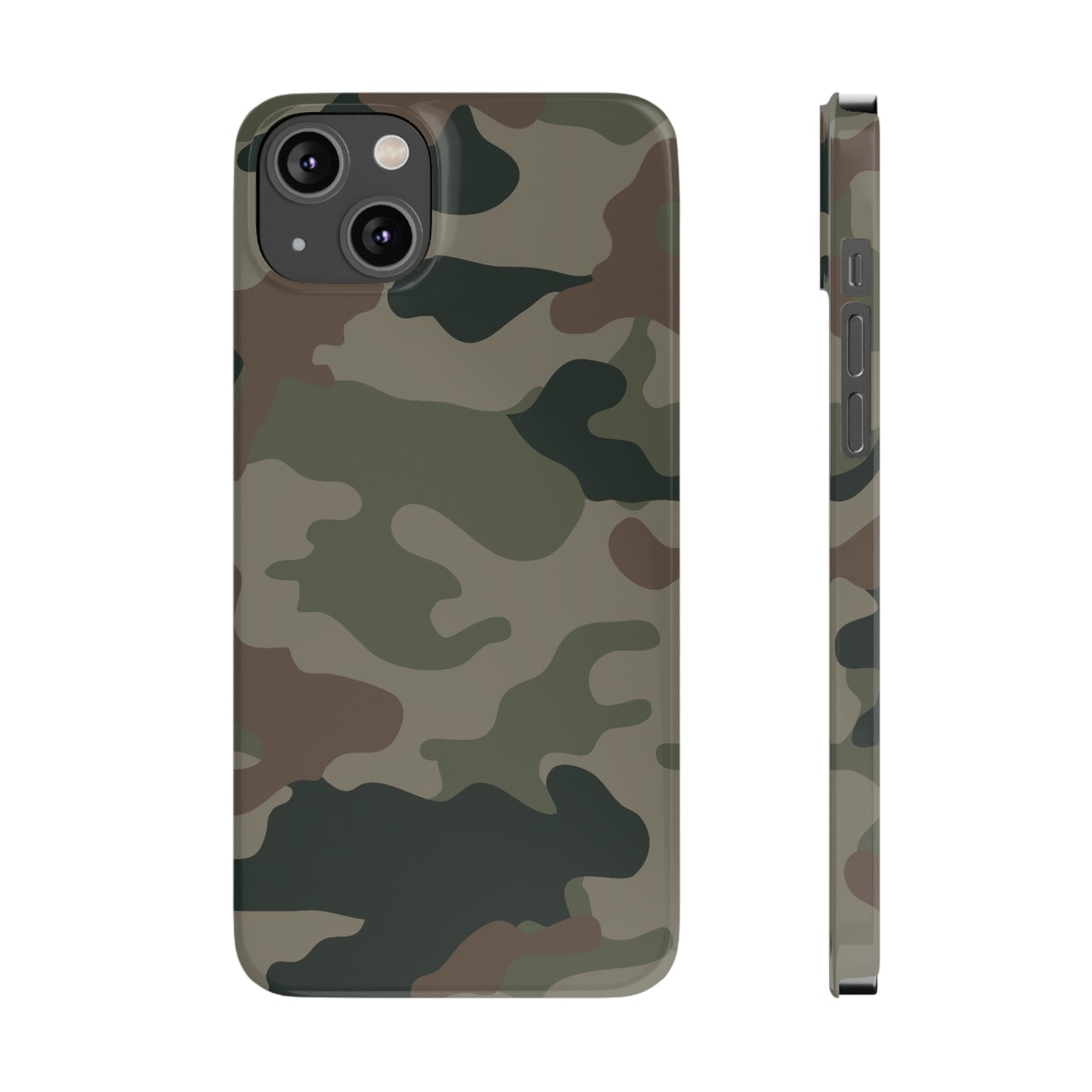 Dark Camouflage Snap Case