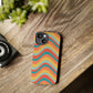 Wavy Pattern Snap Case