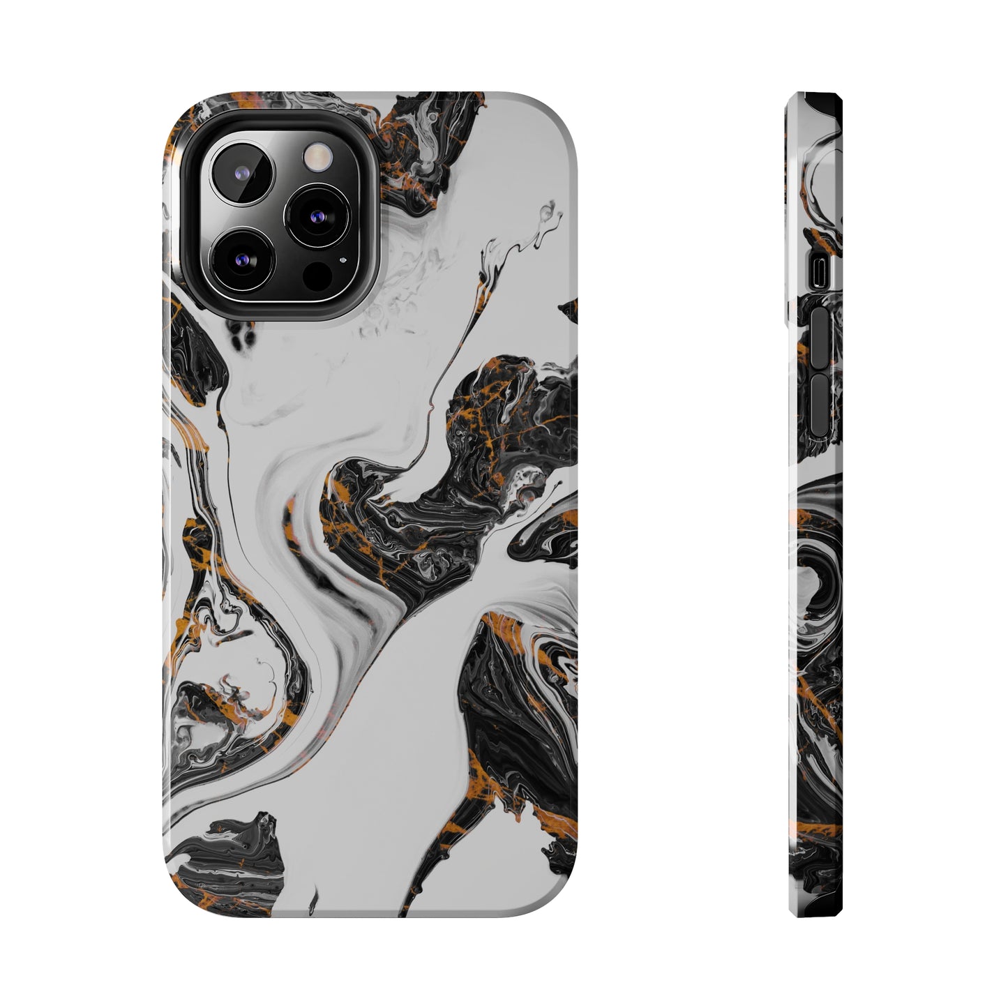 Misty Marble Tough iPhone Case