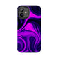 Purple liquid marble pattern Tough Case