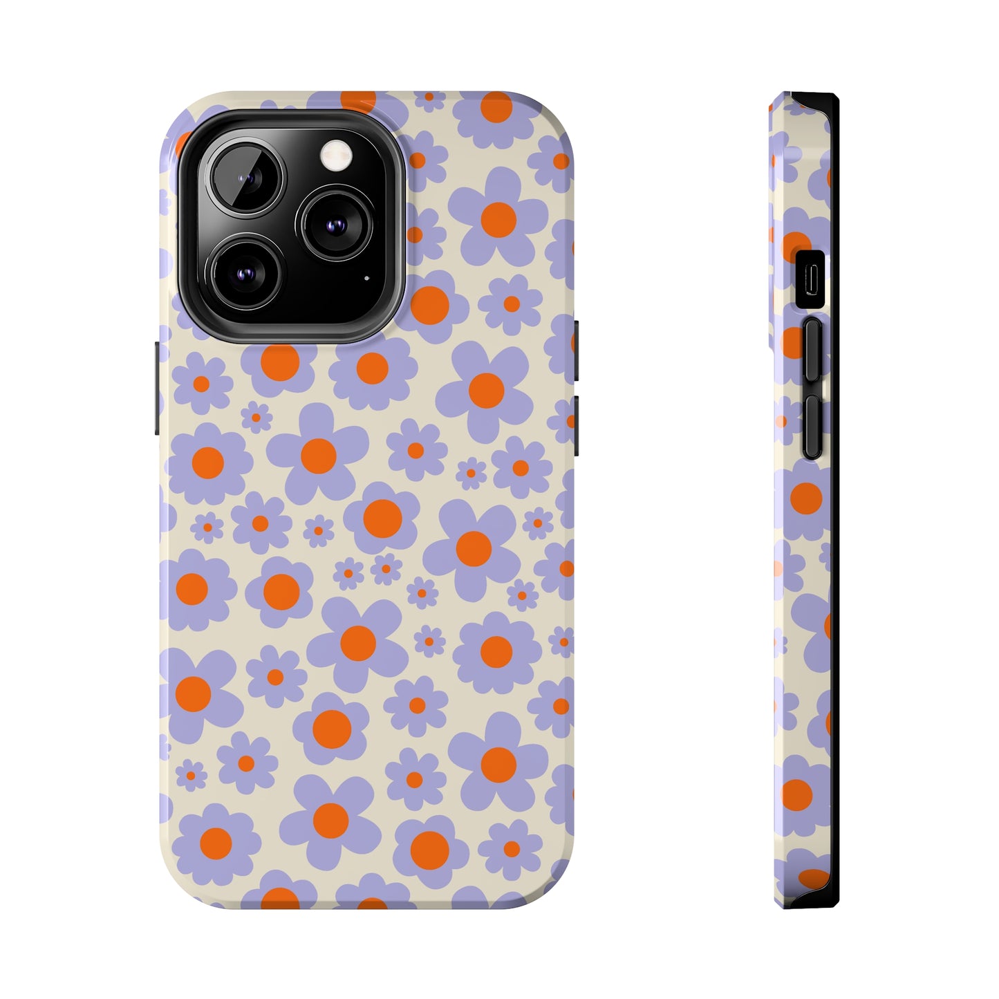 Groovy Flowers Tough iPhone Case