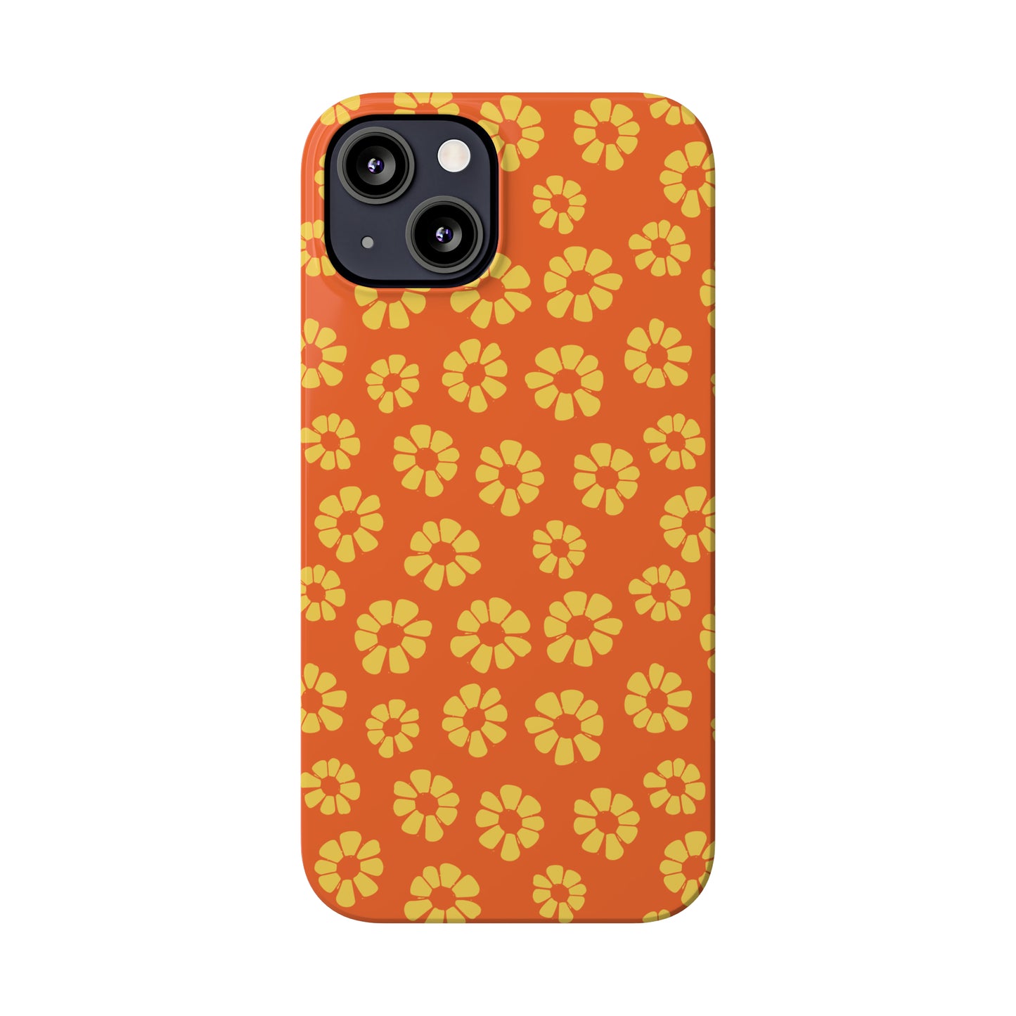 Maio laranja Pattern Snap Case