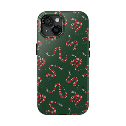 Snake Pattern Tough iPhone Case