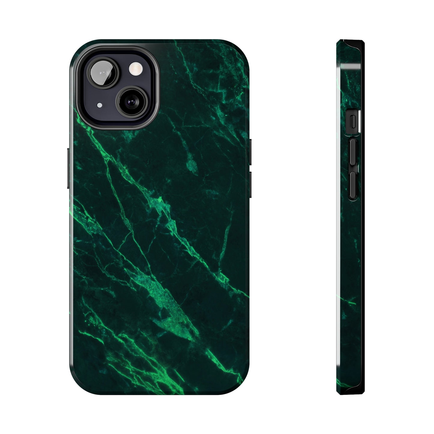 Dark green marble pattern Tough Case