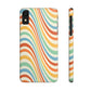 Retro Swirl Snap Case