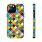 Cross Checkers Tough iPhone Case