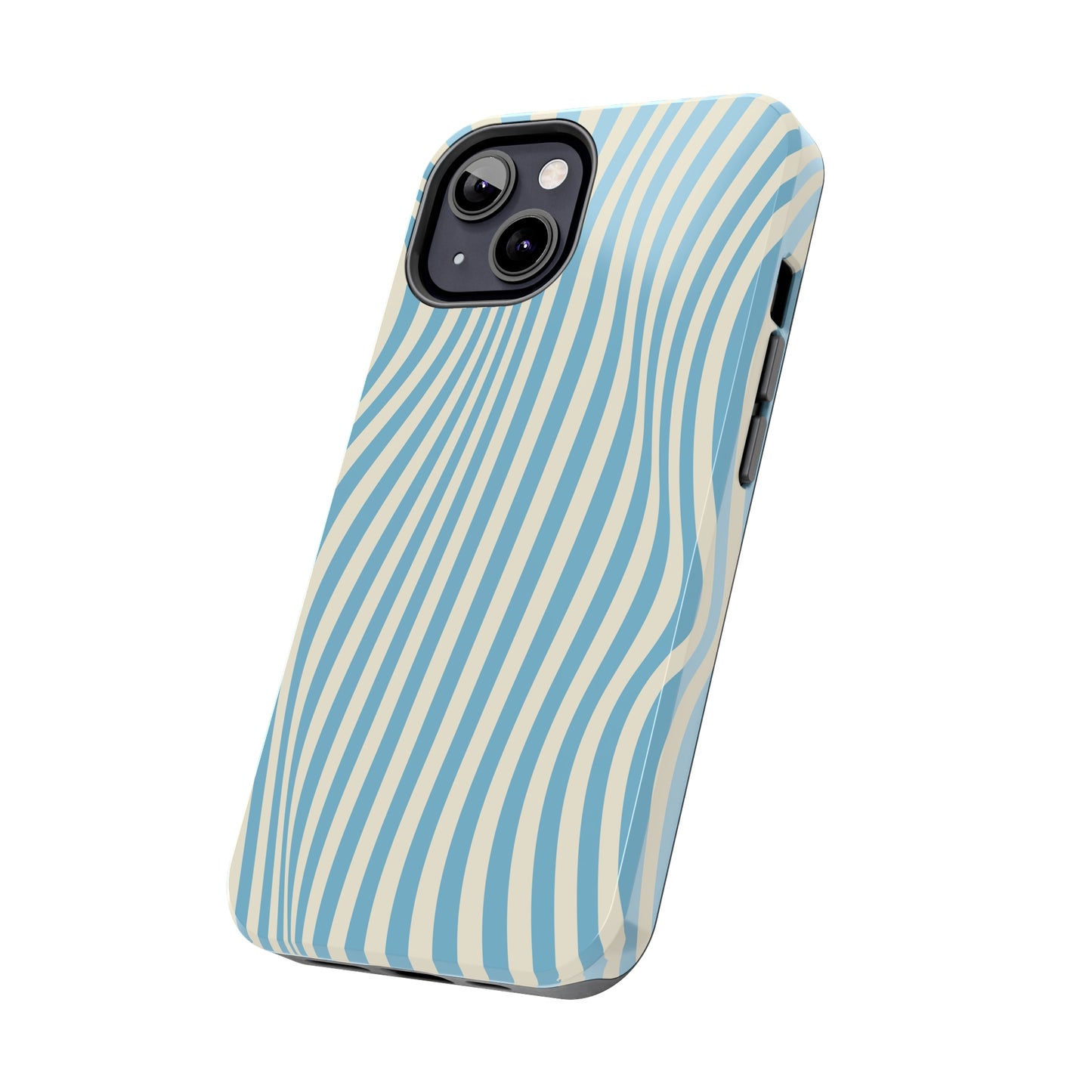 Aqua Swirl Tough iPhone Case