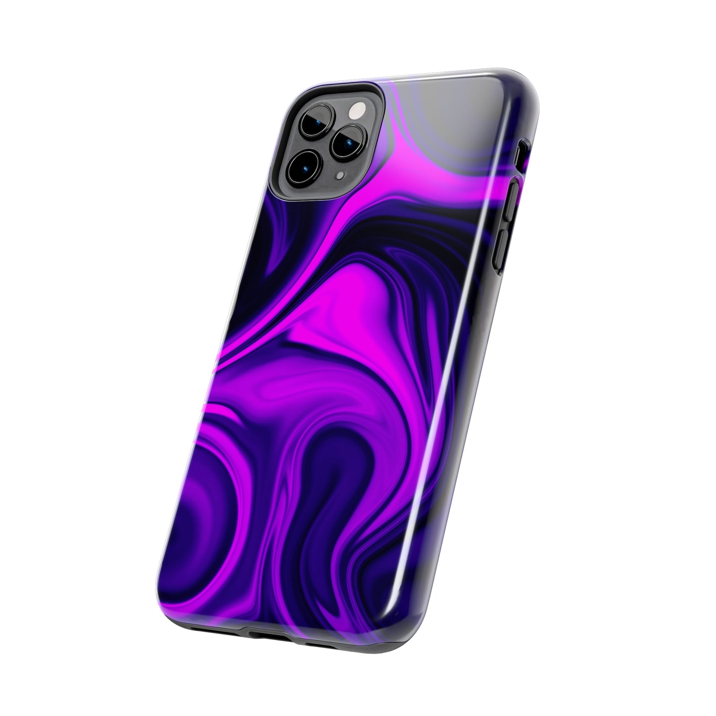 Purple liquid marble pattern Tough Case