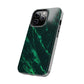 Dark green marble pattern Tough Case