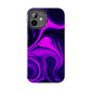 Purple liquid marble pattern Tough Case