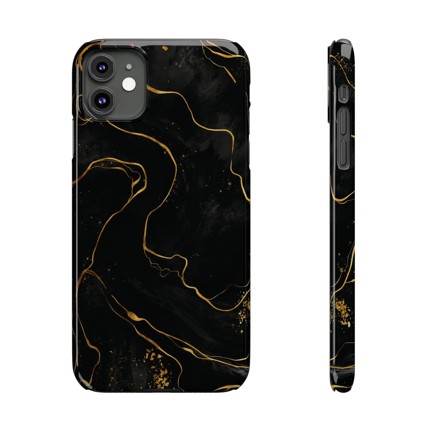 Black Mirage Snap Case