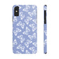 Lavender Butterflies Snap Case