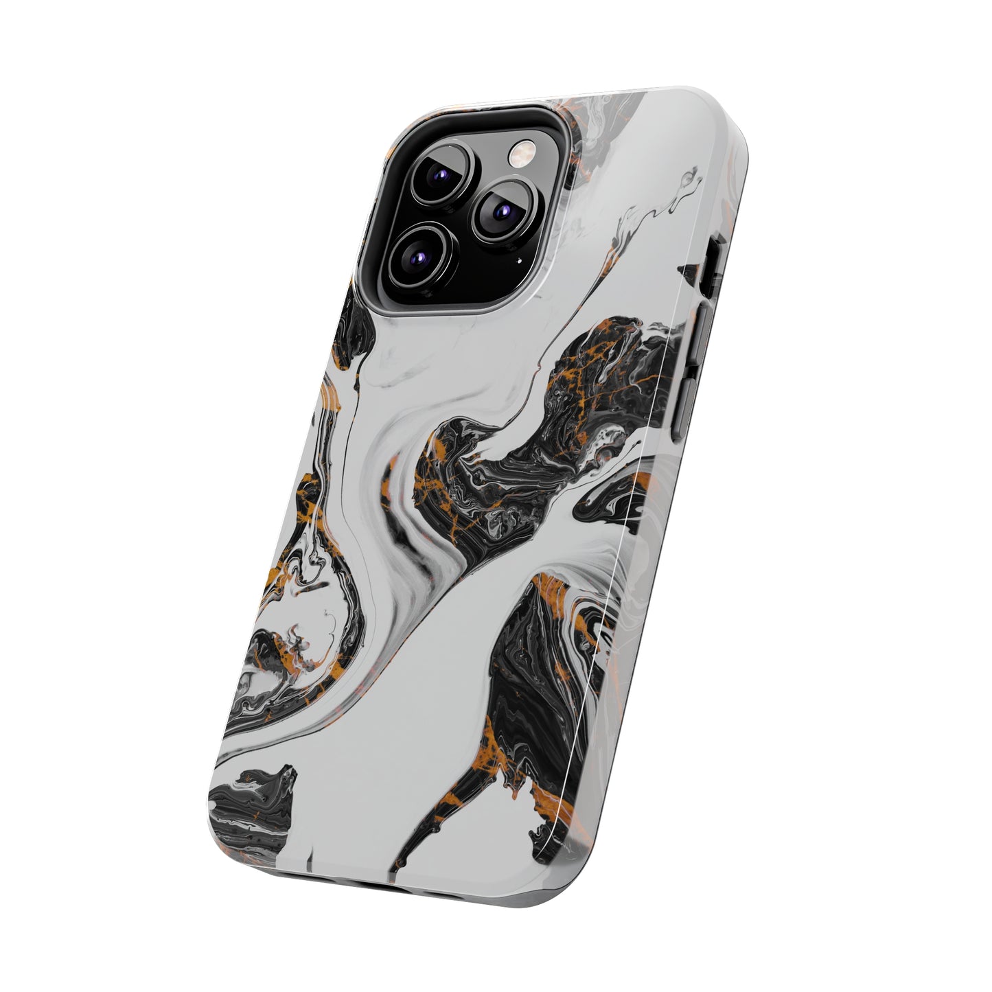 Misty Marble Tough iPhone Case