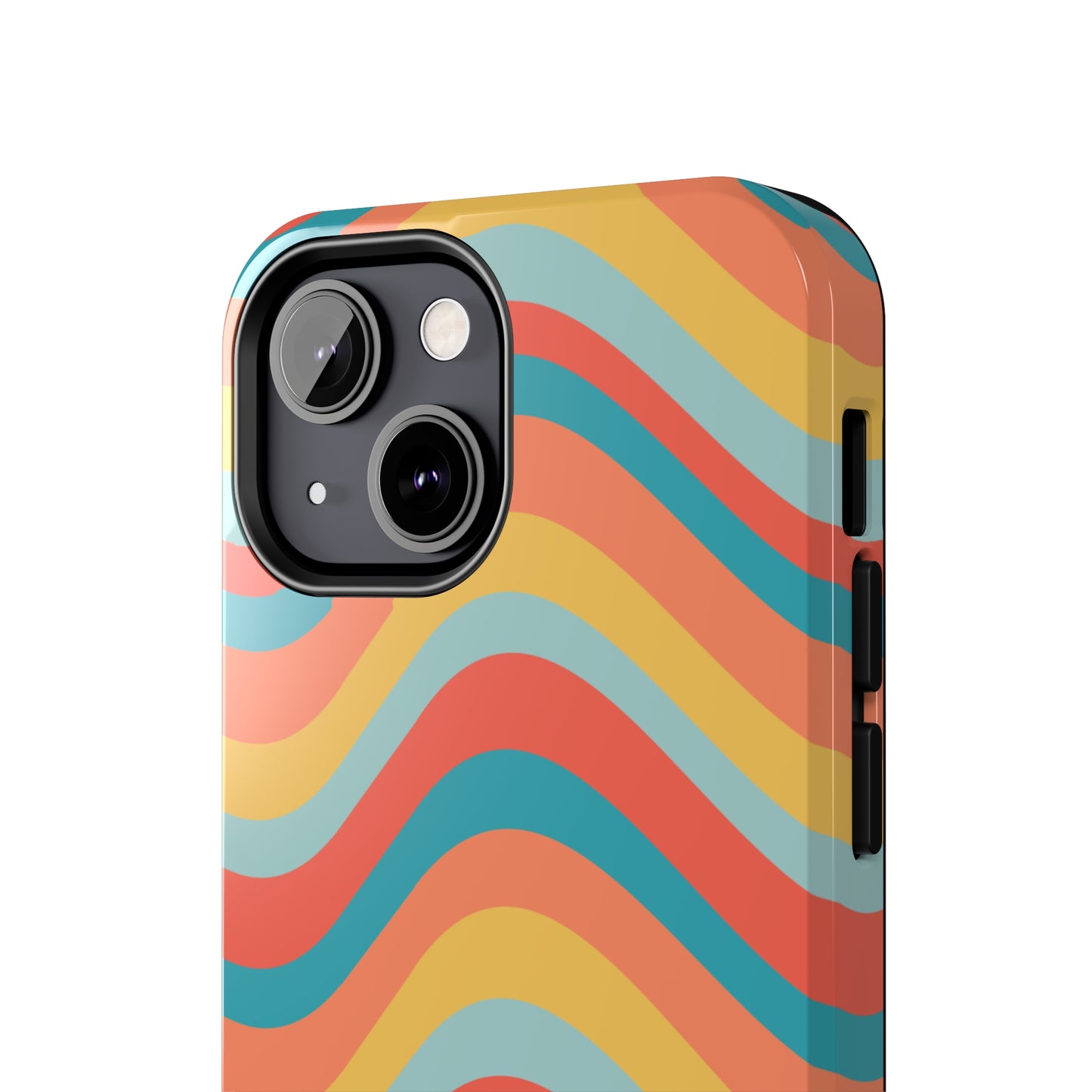 Wavy Pattern Tough iPhone Case