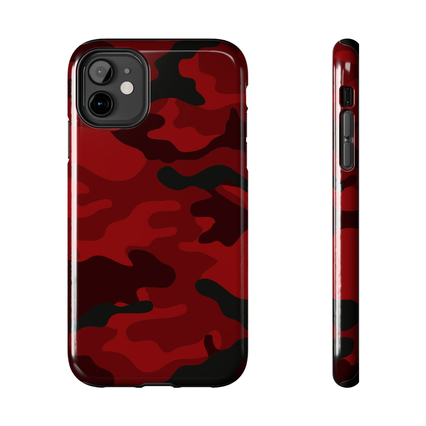 Red Camouflage Tough Case