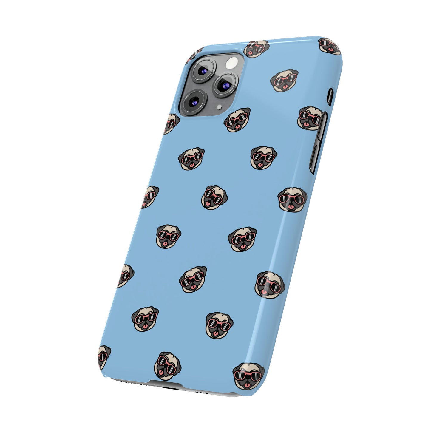 Pug Pattern Snap Case