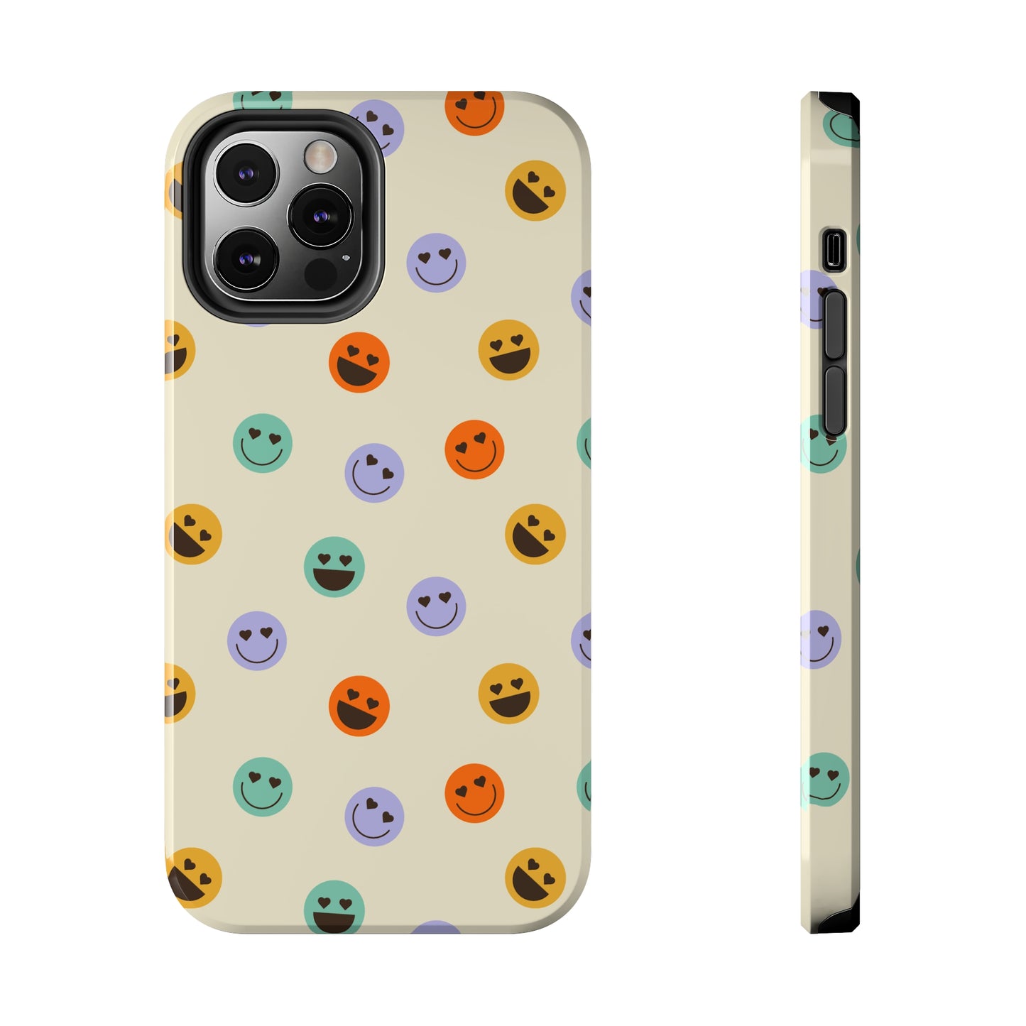 Smileys from 70s Tough iPhone Case