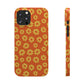 Maio laranja Pattern Snap Case