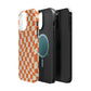 Retro Orange Peel Crazy Checkers MagSafe Tough Case