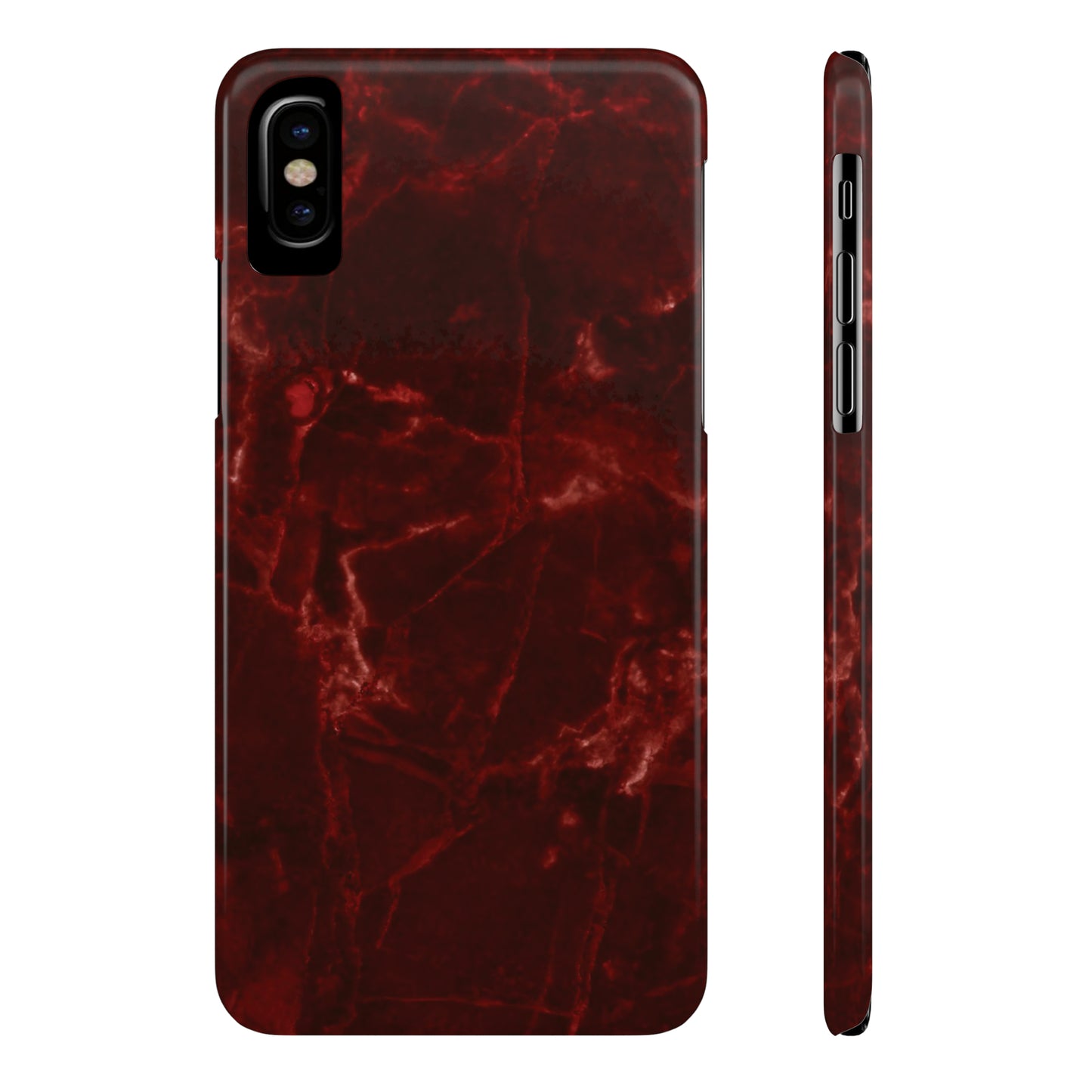 Red stone pattern Snap Case