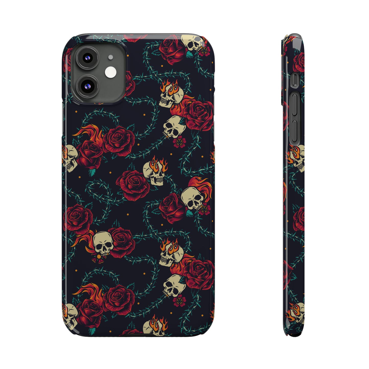 Skulls & Roses Snap Case