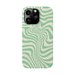 Pistachio Swirls Snap Case