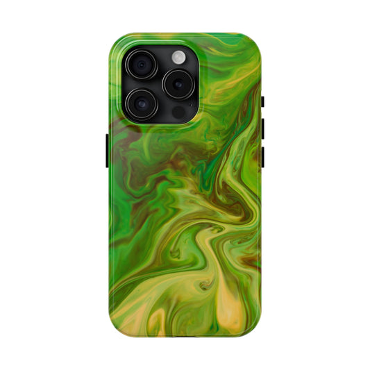 Melted Peridot Tough iPhone Case