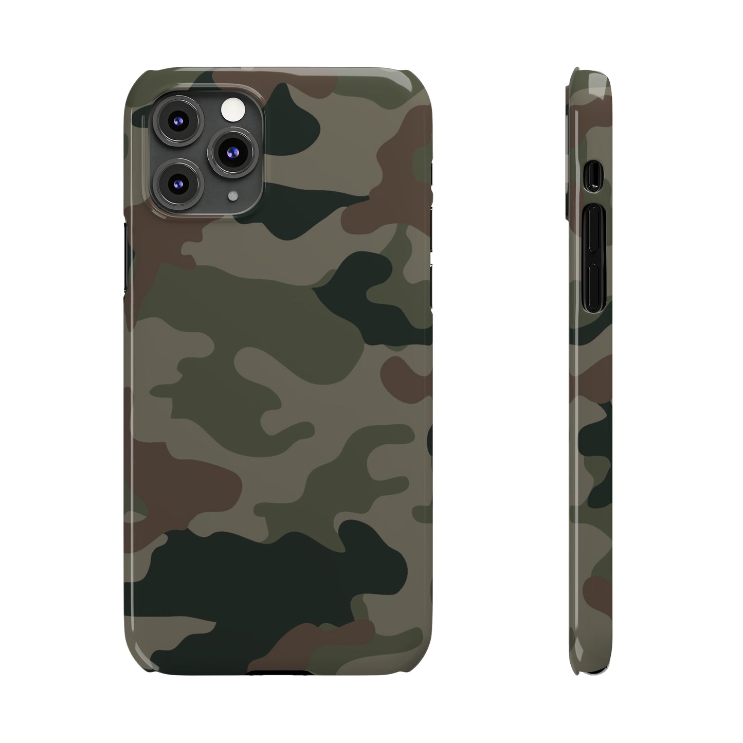 Dark Camouflage Snap Case