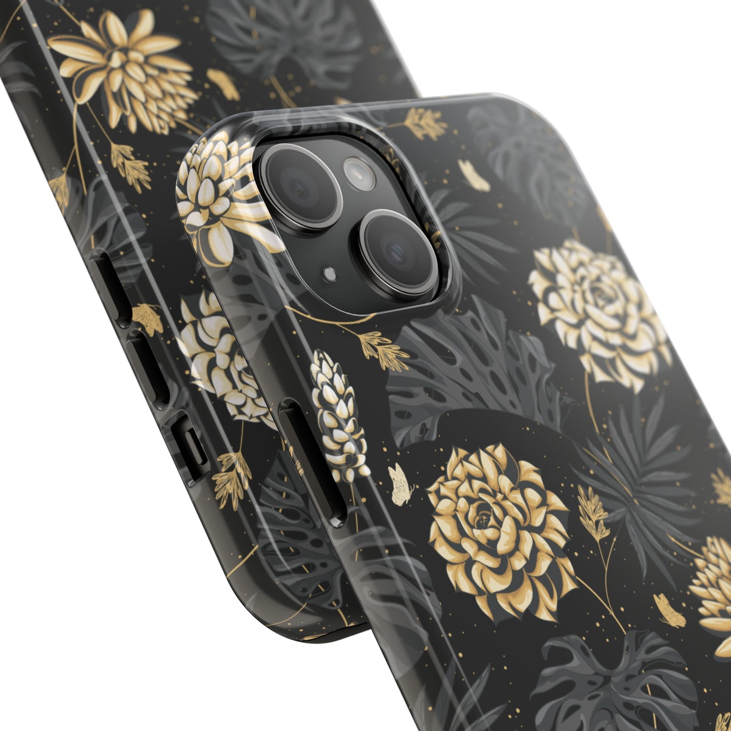 Golden Bloom Tough iPhone Case