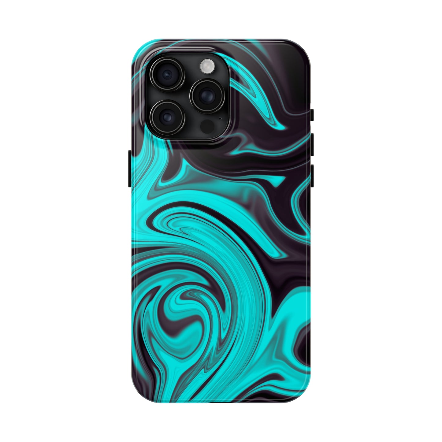 Aqua liquid marble pattern Tough Case