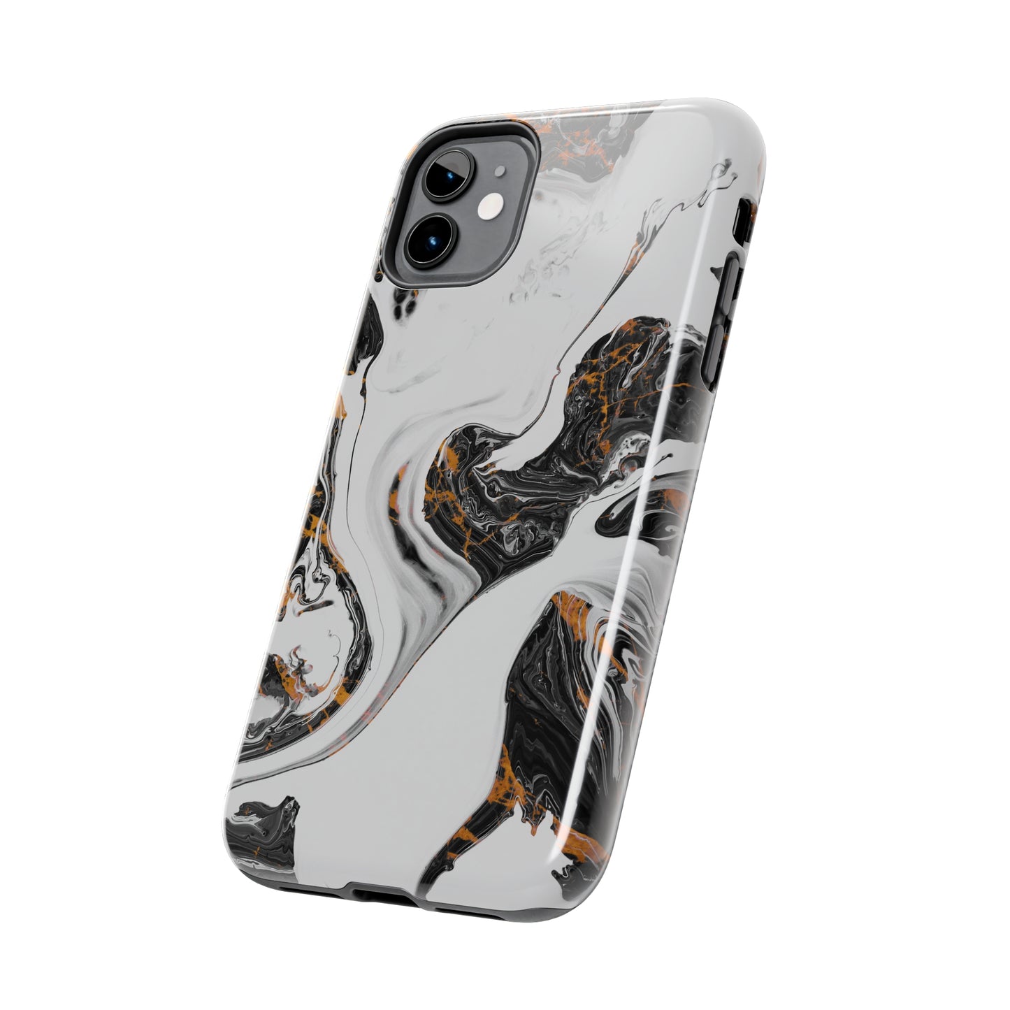 Misty Marble Tough iPhone Case