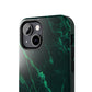 Dark green marble pattern Tough Case