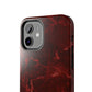 Red stone pattern Tough Case