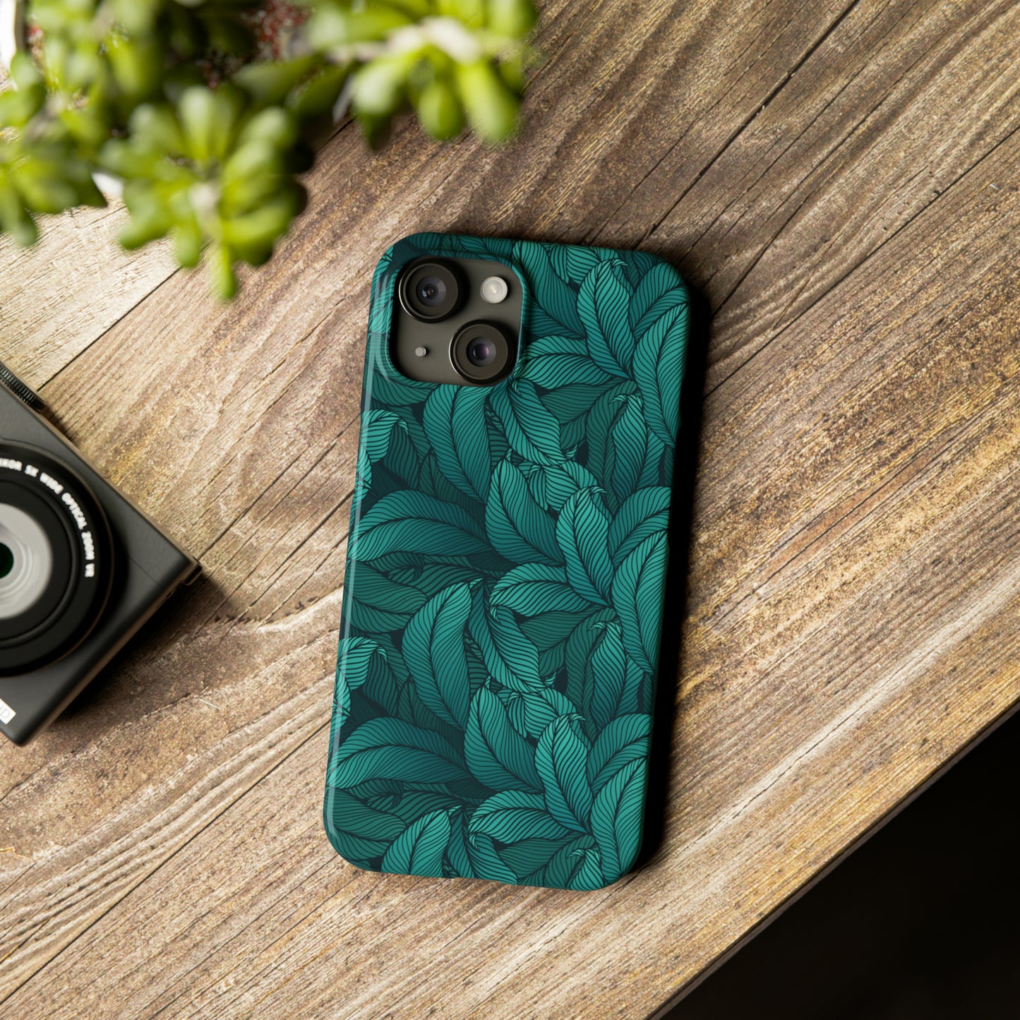 Tropical Leaves Snap Case