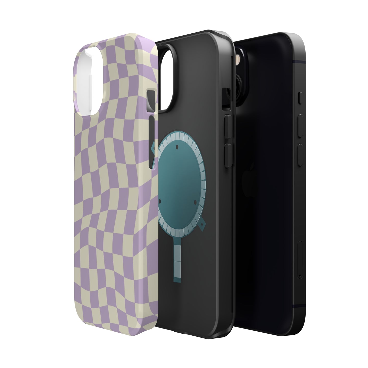 Lavender Crazy Checkers MagSafe Tough Case