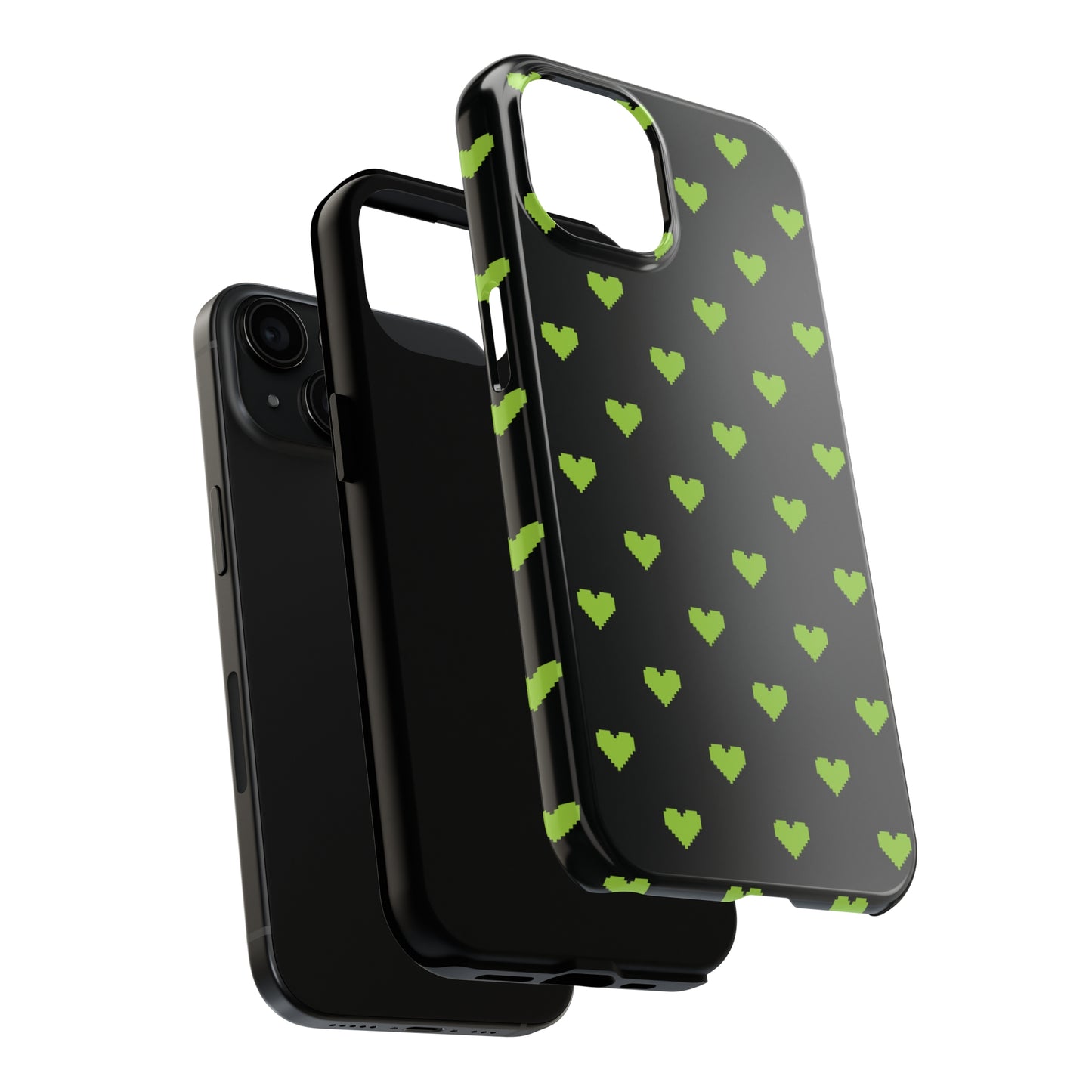 Pixelated Heart Tough iPhone Case