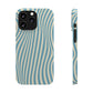 Aqua Swirl Snap Case