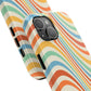 Retro Swirl Tough iPhone Case