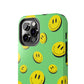 Acid Smiles Tough iPhone Case