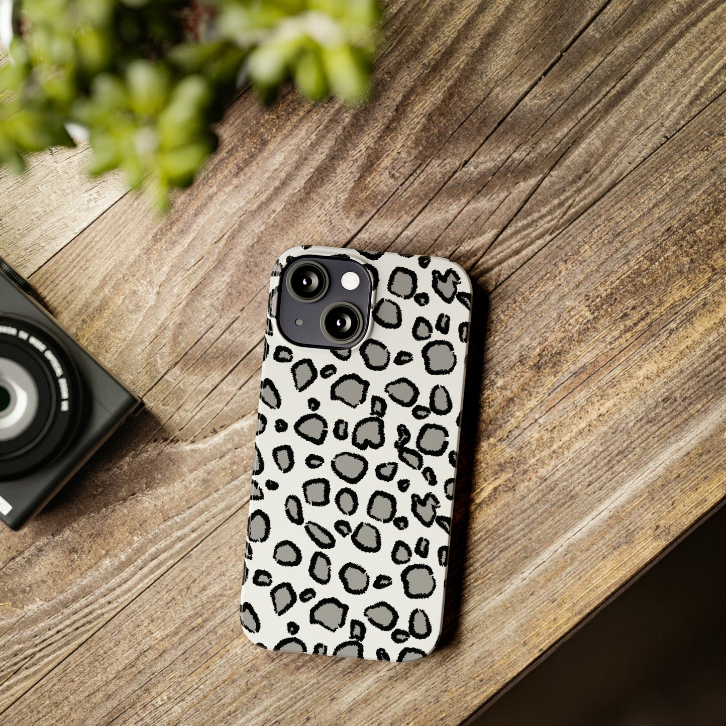 Snow Leopard Snap Case