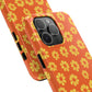 Maio laranja Pattern Tough iPhone Case