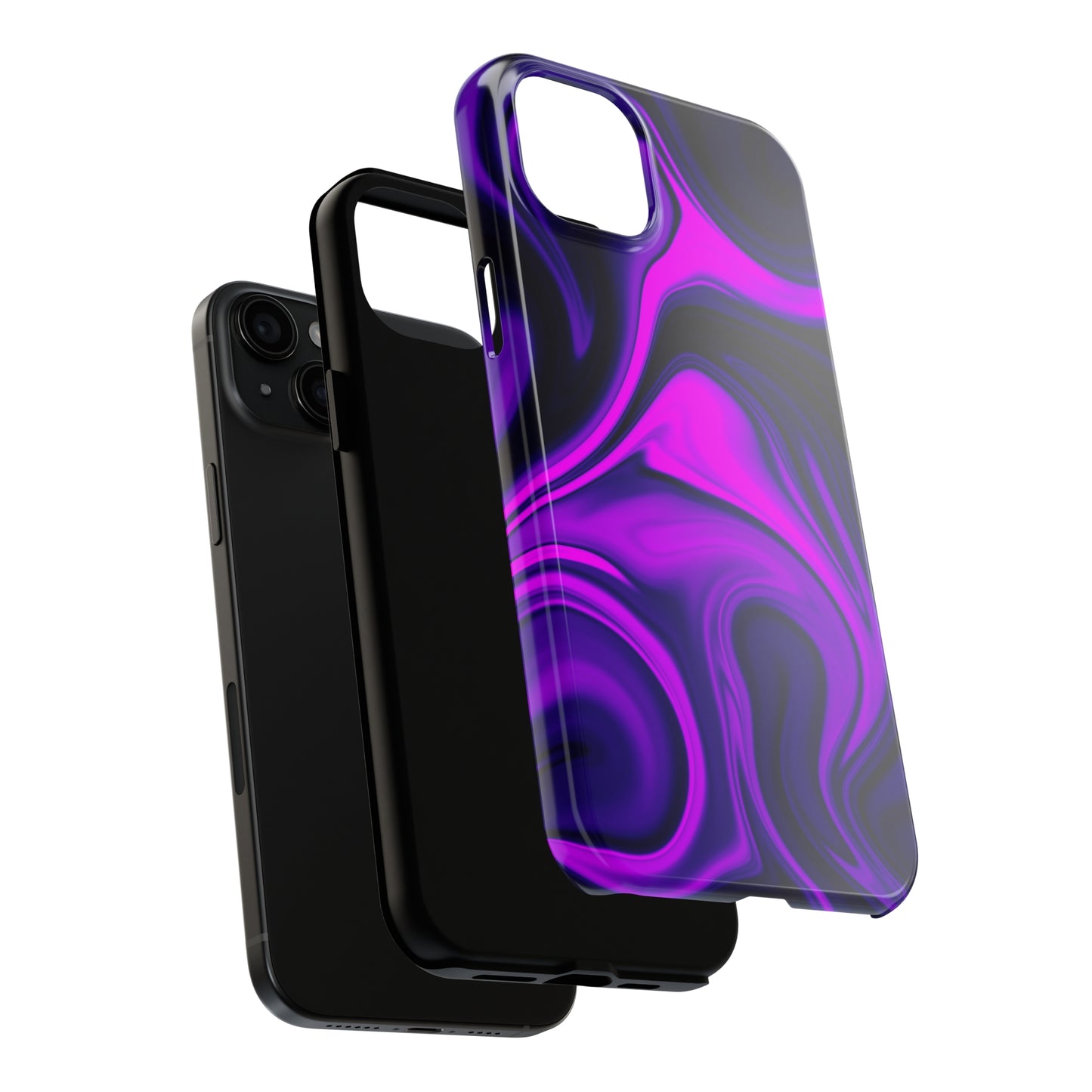 Purple liquid marble pattern Tough Case