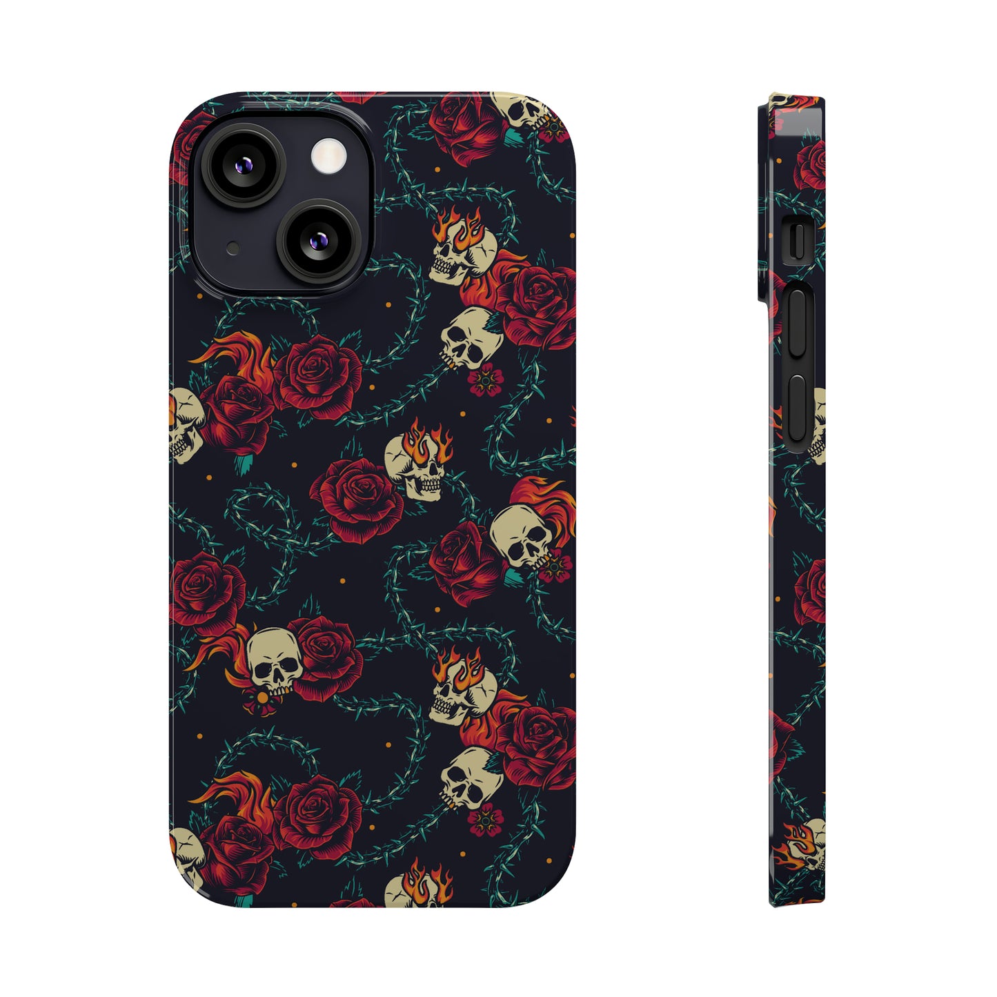 Skulls & Roses Snap Case