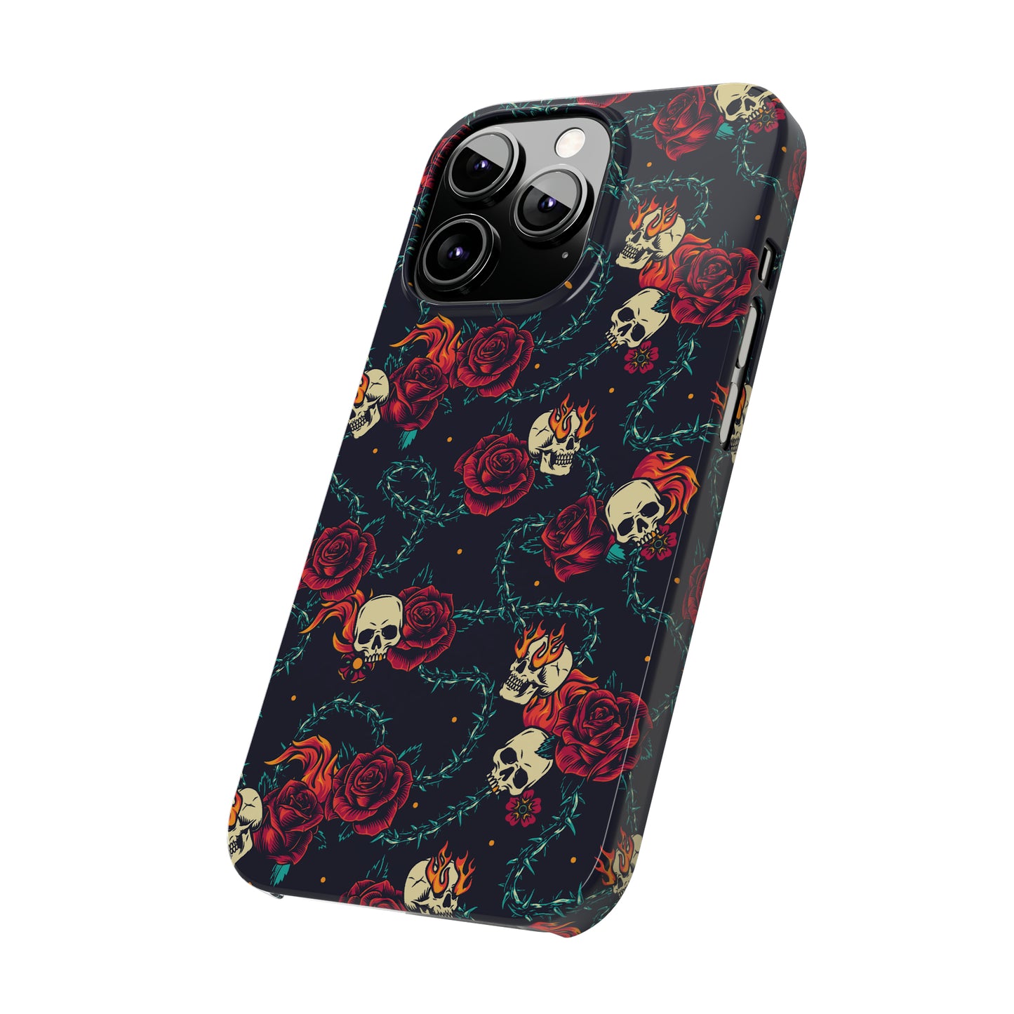 Skulls & Roses Snap Case