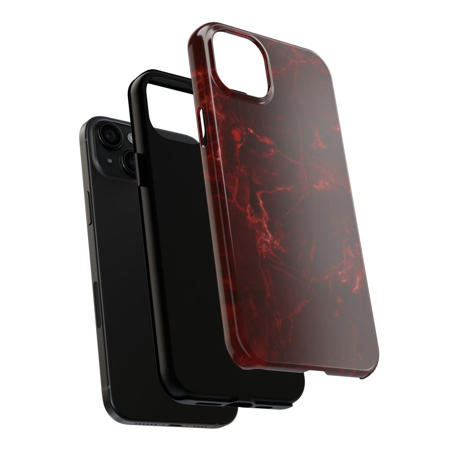 Red stone pattern Tough Case