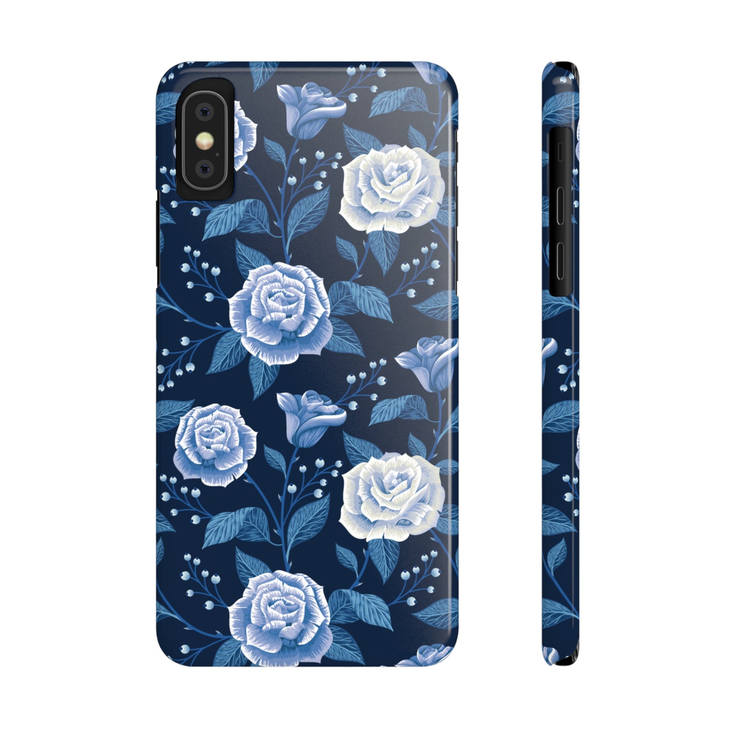 Midnight Rose Snap Case