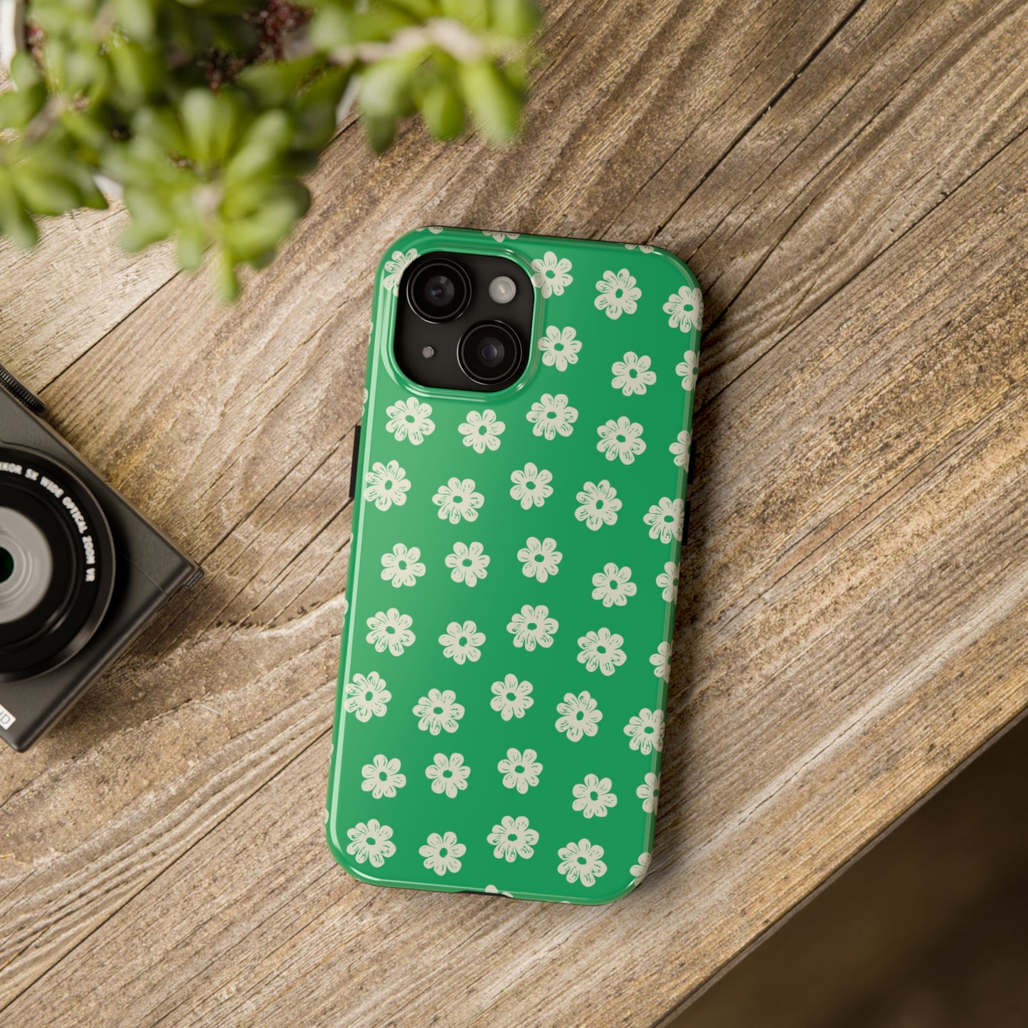 Retro Floral Tough iPhone Case