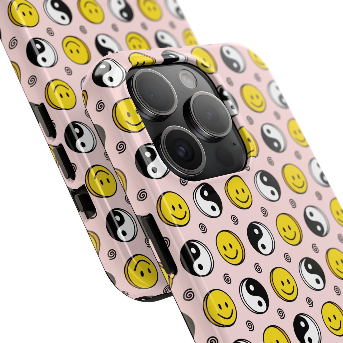 Yin and yang X Smiley Tough iPhone Case