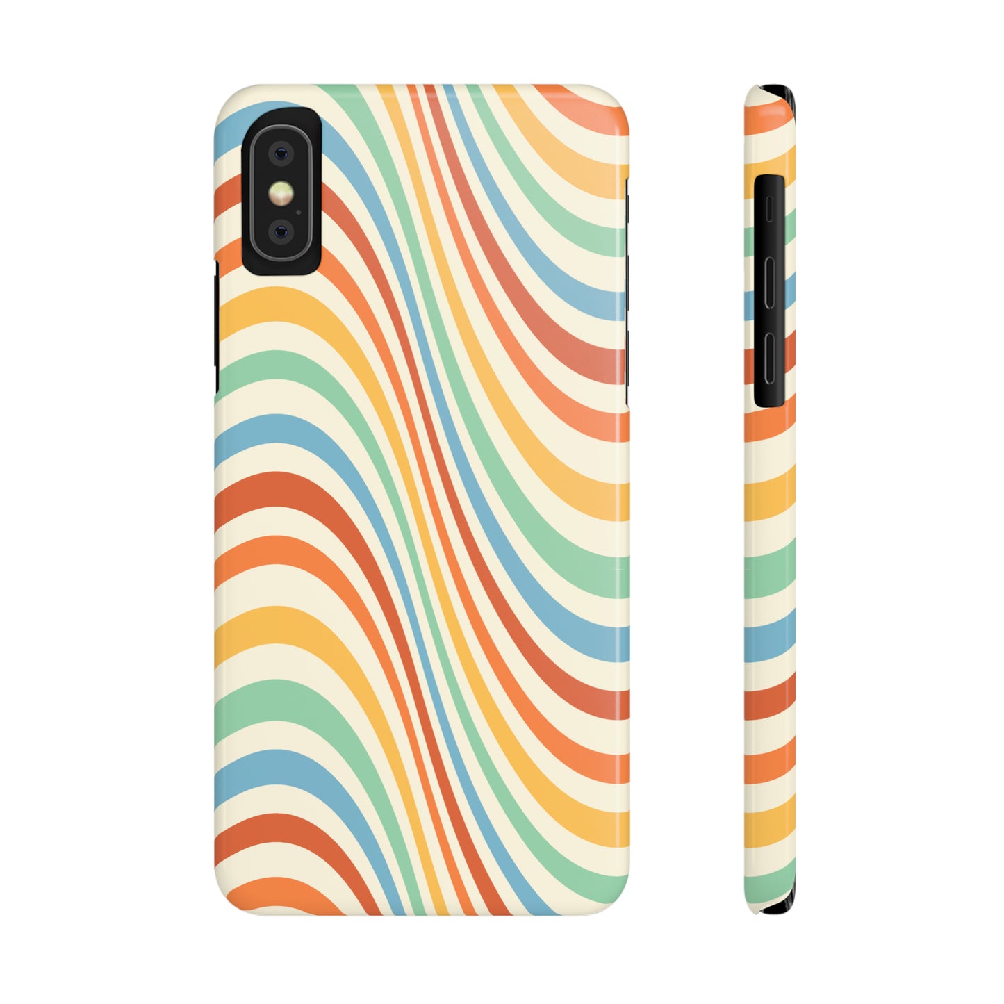 Retro Swirl Snap Case